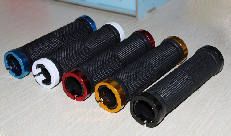 Soft Rubber Anti-Skid Grip Lock Bar Handle Bicycle Handle Grip