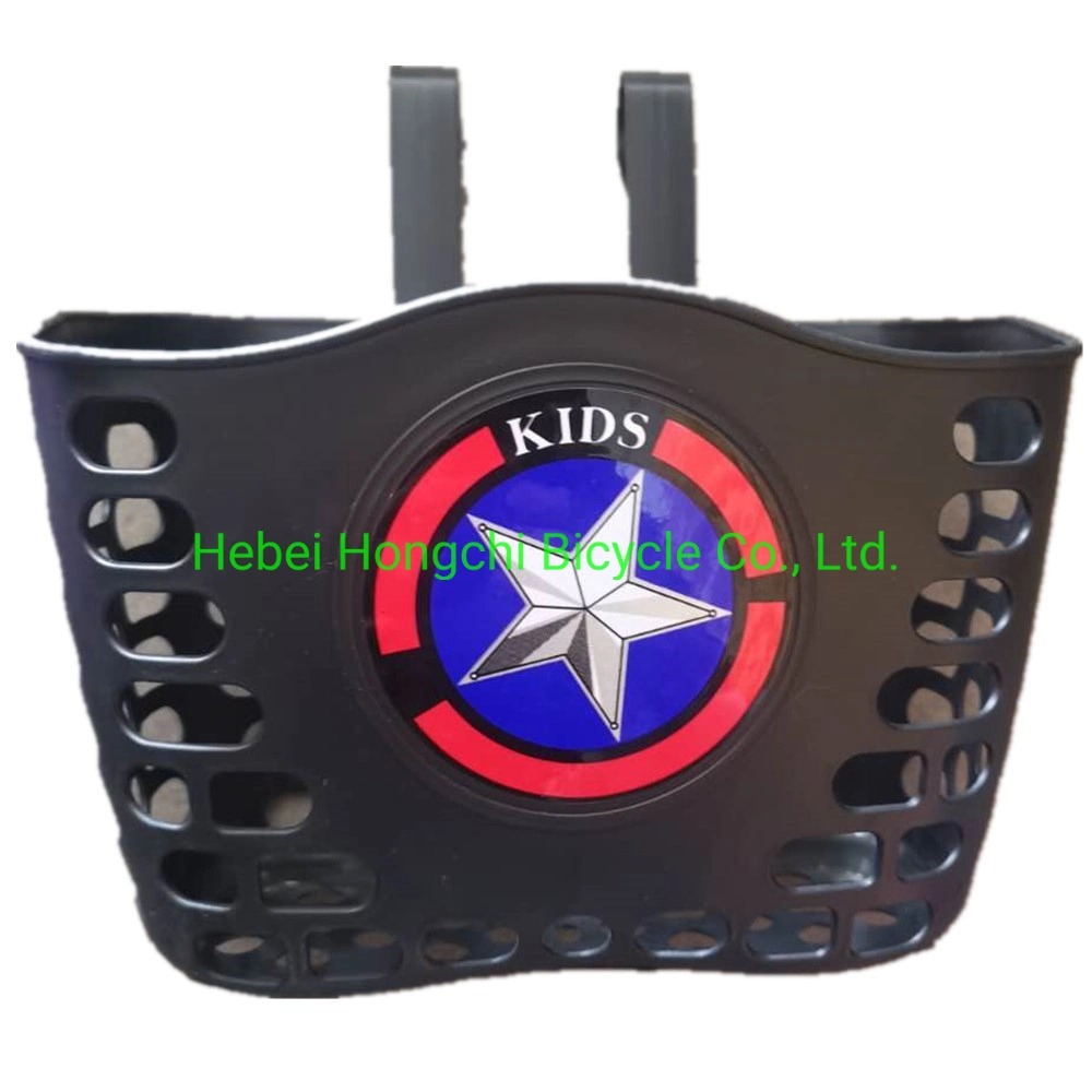 Black Small Size Bike Basket for Children Bike