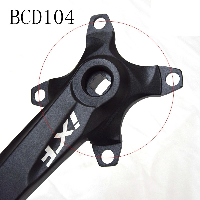 Square Hole Crank Ixf Modified Single Disc Left and Right Crank 170 Bicycle Crankset 104bcd