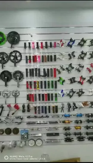 Pédalier de pédalier vert coloré pour vélos de montagne