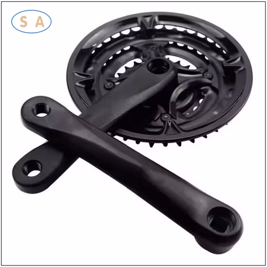 Pédalier de vélo vtt en alliage d'aluminium avec pédalier de vélo inférieur 170mm 32t 34t 36t 38t plaque