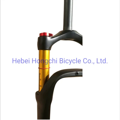 Fourche de suspension de vélo vtt, pivot conique et fourche avant de direction droite Fourche à air de vélo de montagne